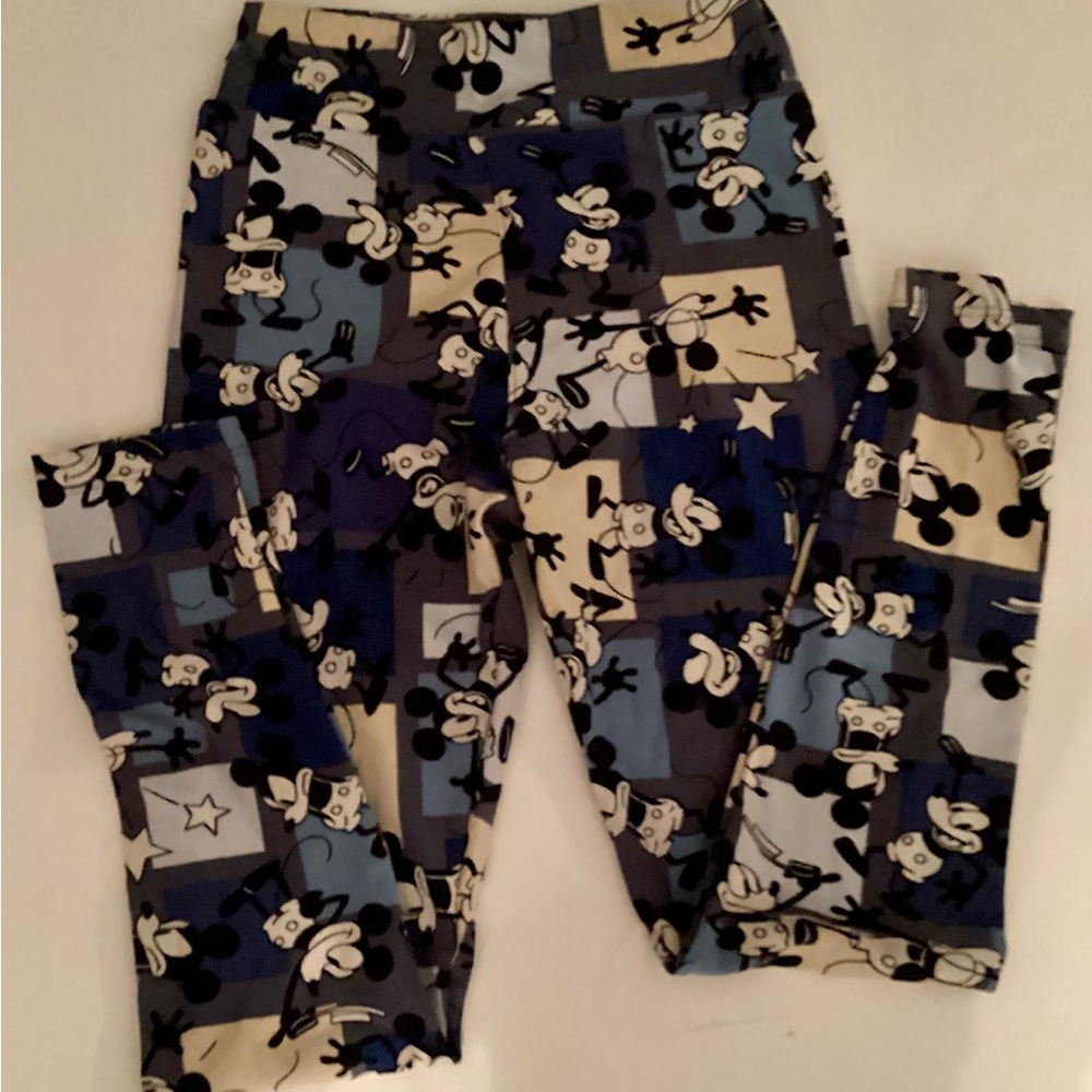 Lularoe DISNEY Tween Leggings Mickey Mouse